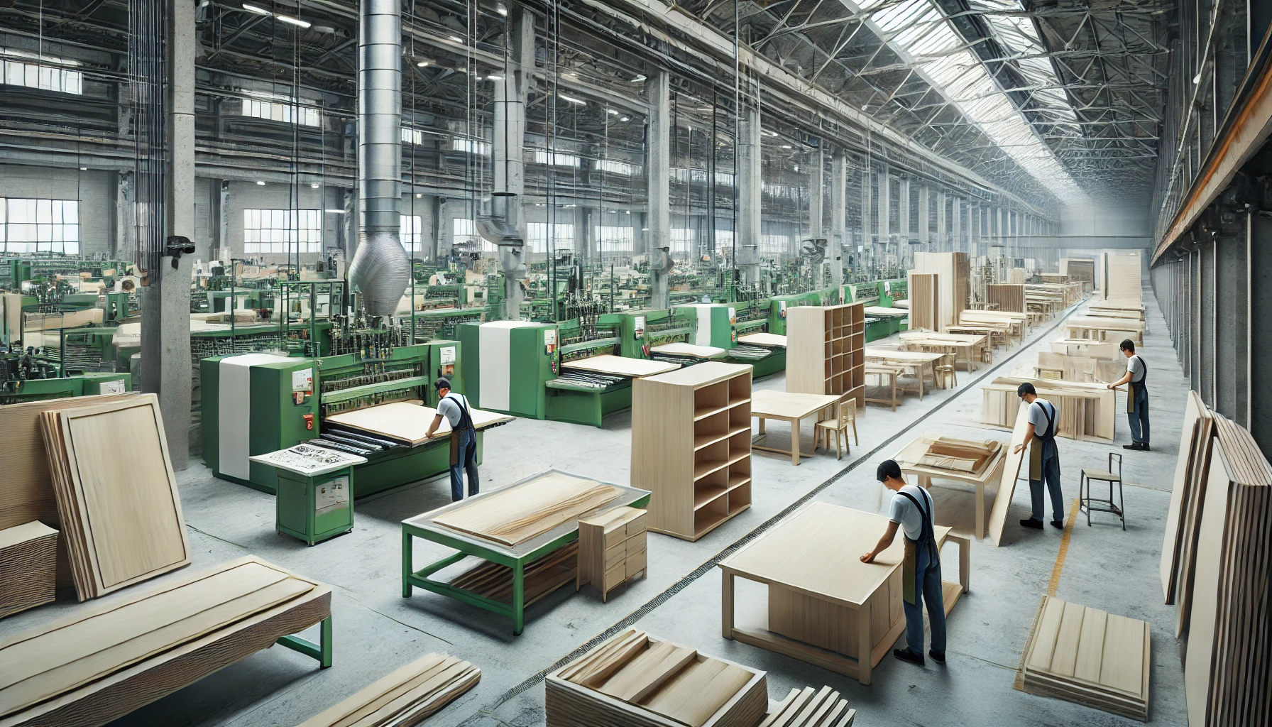 Sản Xuất Nội Thất Từ Gỗ Mdf Lõi Xanh Xuất Khẩu