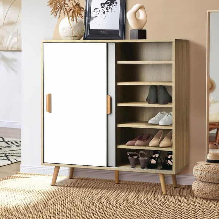 Sản xuất và thi công tủ giày gỗ công nghiệp 3 Sản xuất và thi công tủ giày gỗ công nghiệp 3