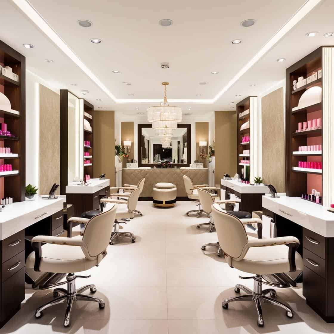 Setup Tiệm Nail Với Nội Thất Nhập Khẩu (5)