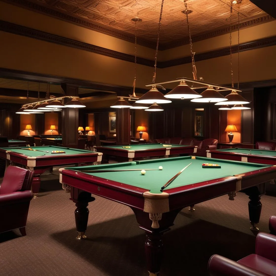 Setup nội thất quán bida chuyên nghiệp