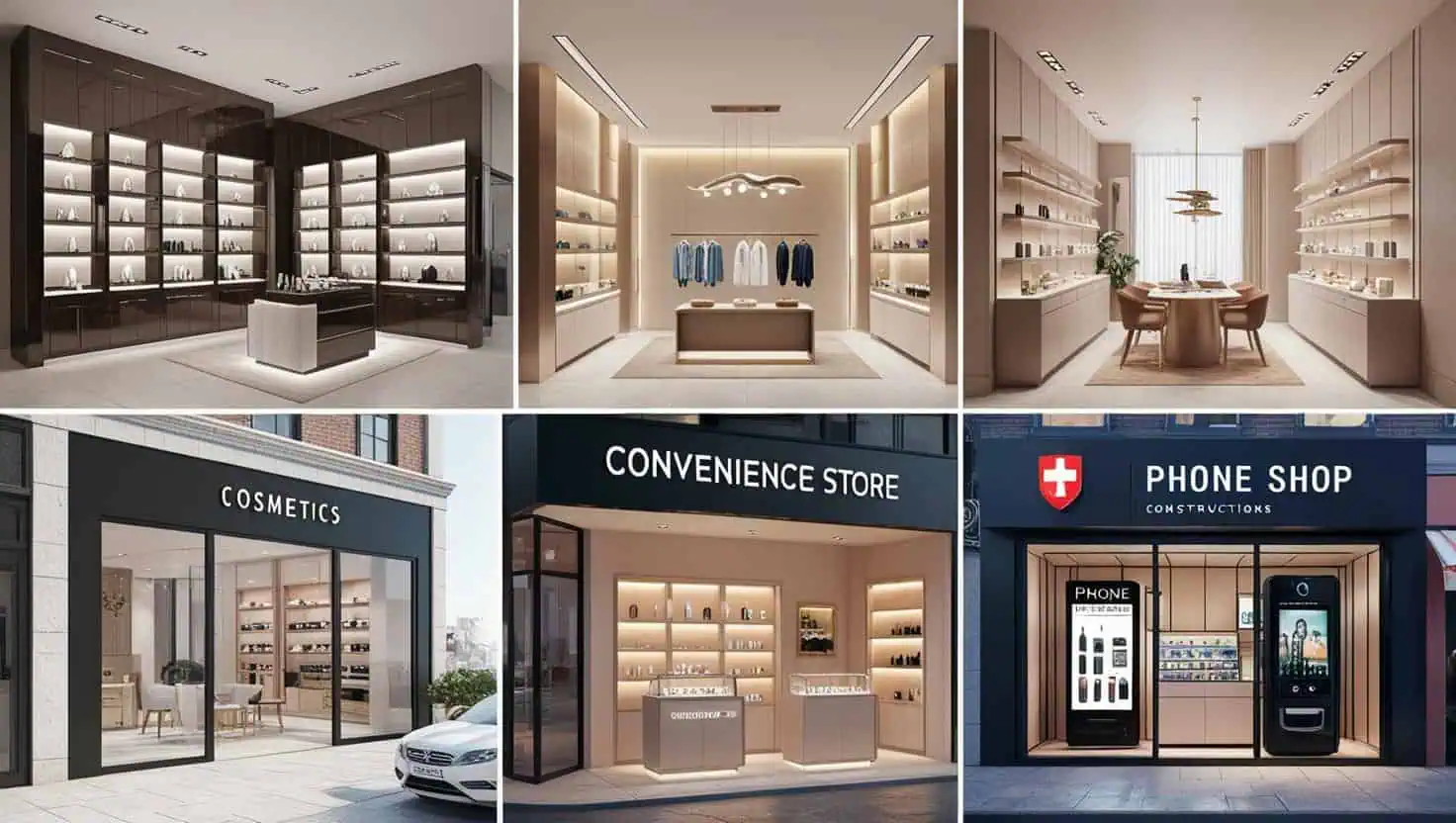 Thi công cửa hàng quần áo đẹp Thi công cửa hàng quần áo đẹp
