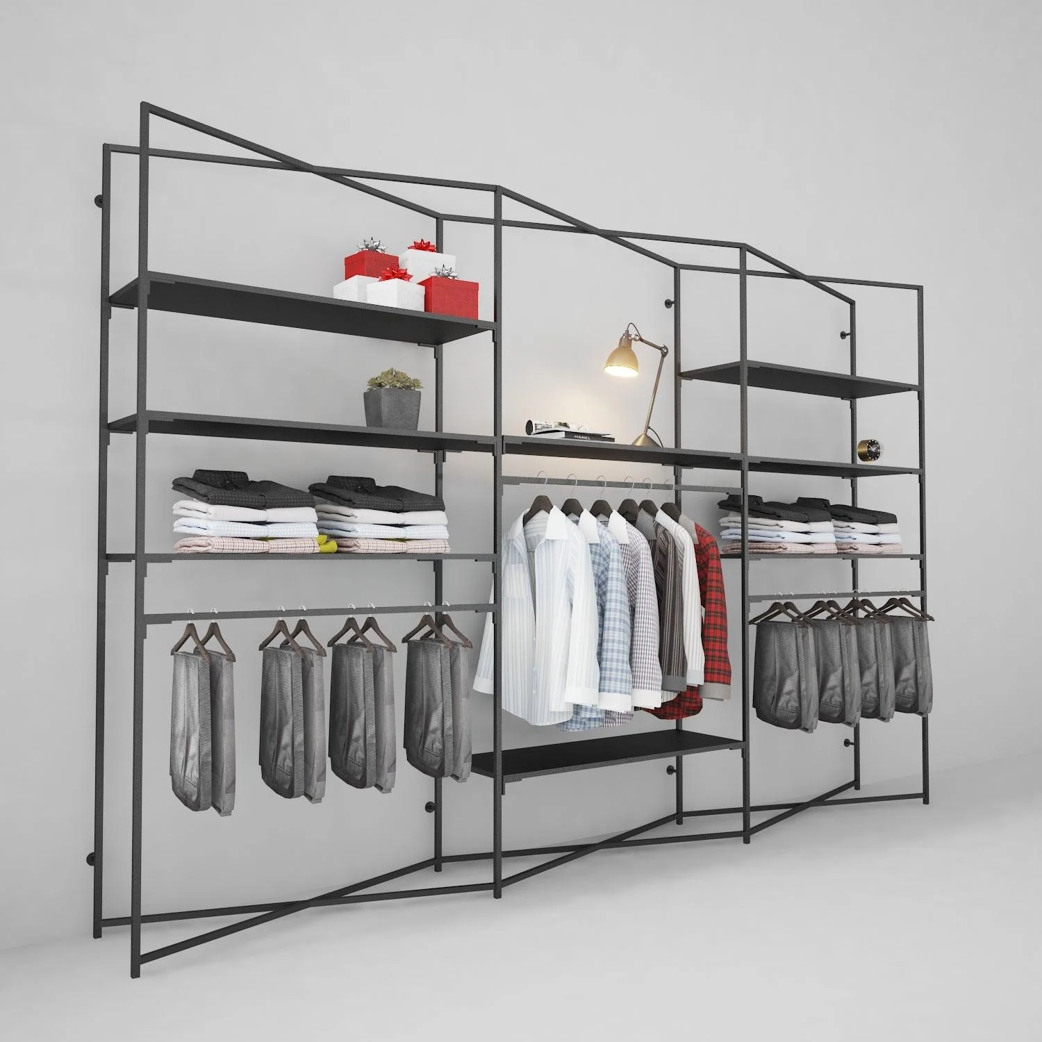 Thi công giá kệ shop 6 Thi công giá kệ shop 6