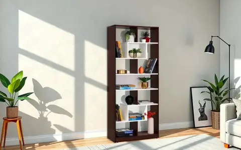 Thi công kệ sách gỗ HDF 4 Thi công kệ sách gỗ HDF 4