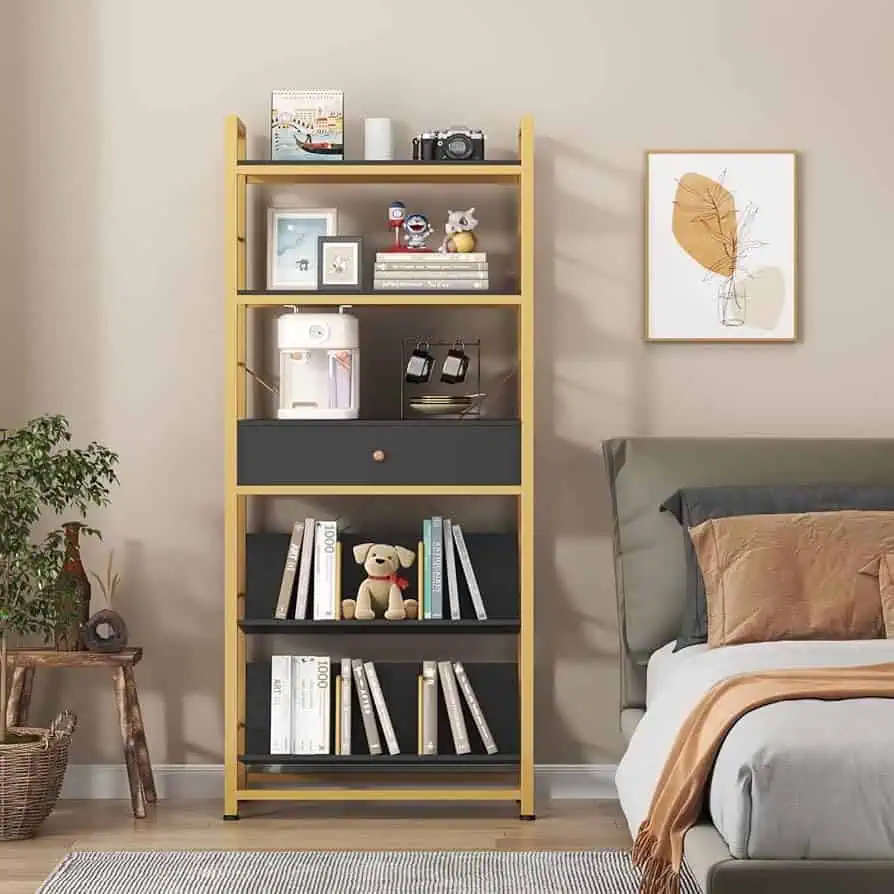 Thi công kệ sách gỗ MFC 2 Thi công kệ sách gỗ MFC 2