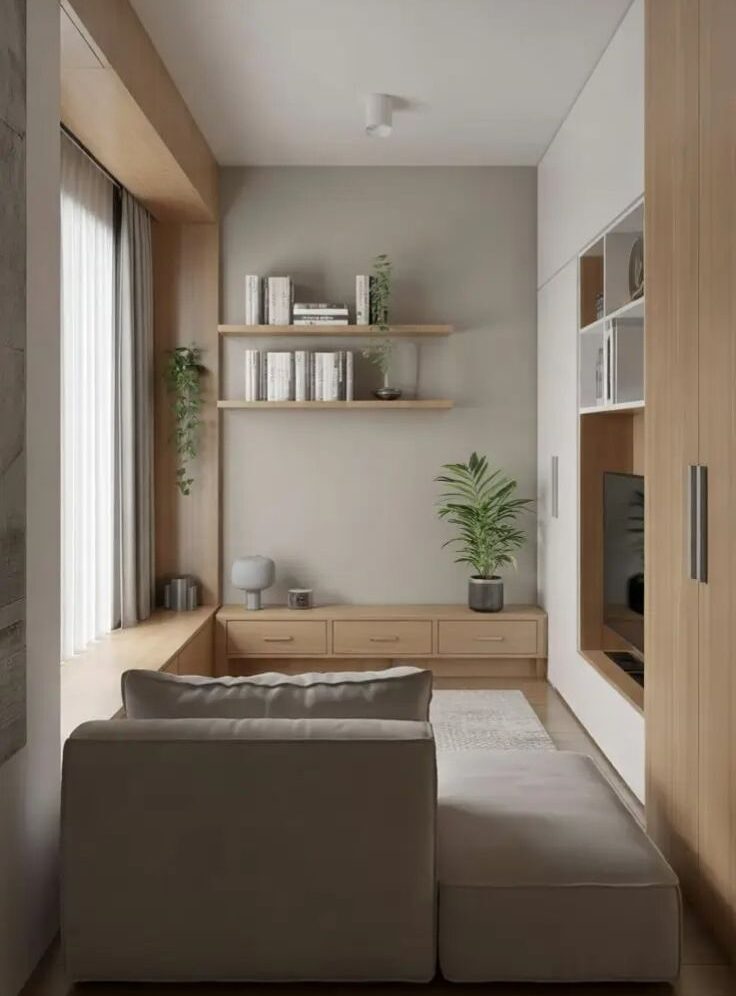 Thi công nội thất chung cư plywood (3) Thi công nội thất chung cư plywood (3)