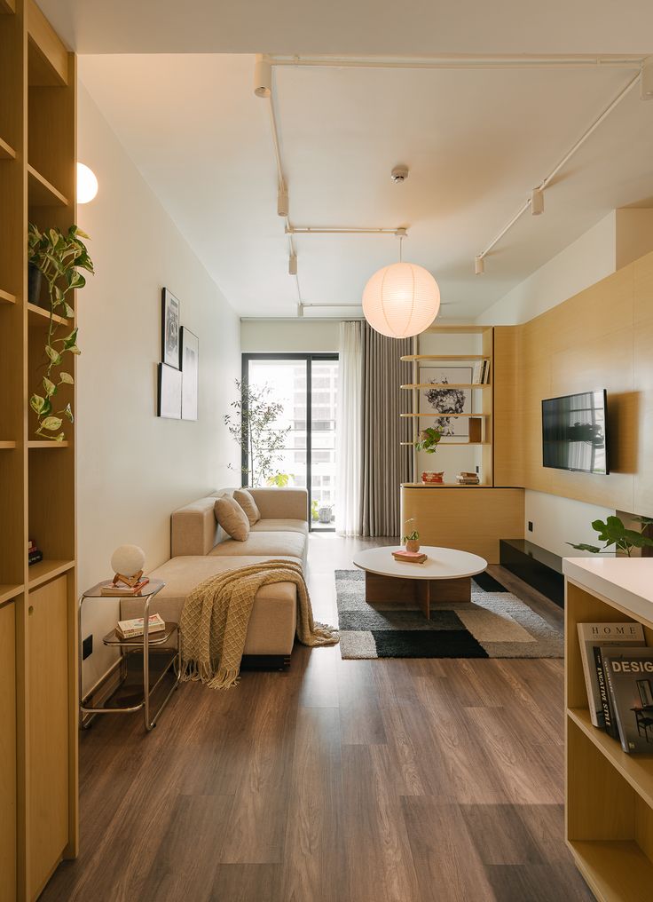 Thi công nội thất nhà phố plywood (2)