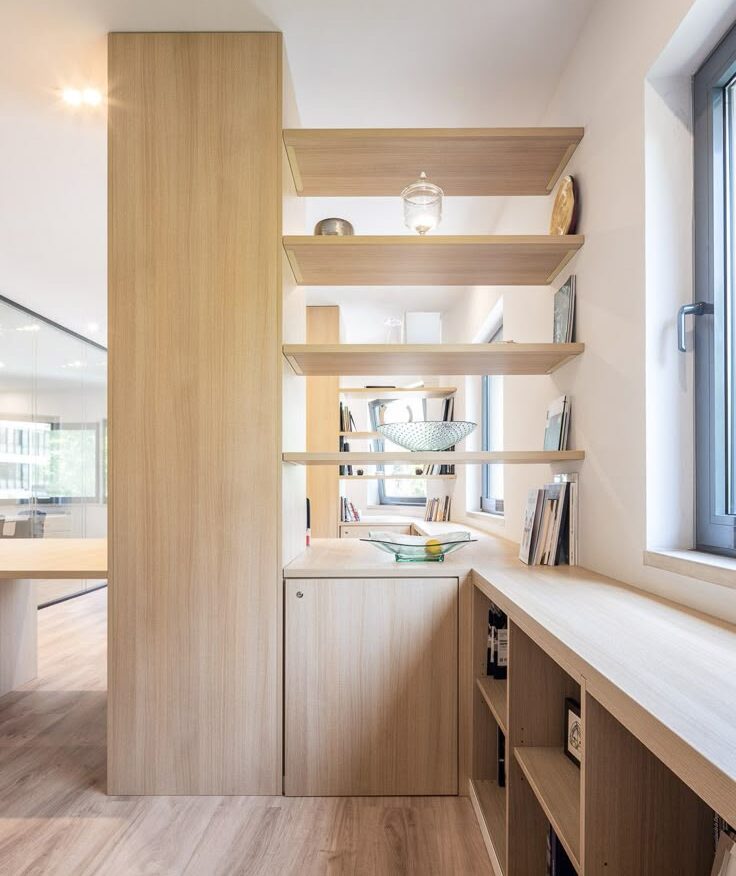 Thi công nội thất văn phòng plywood (4) Thi công nội thất văn phòng plywood (4)