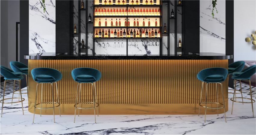 Thi công quầy bar 6