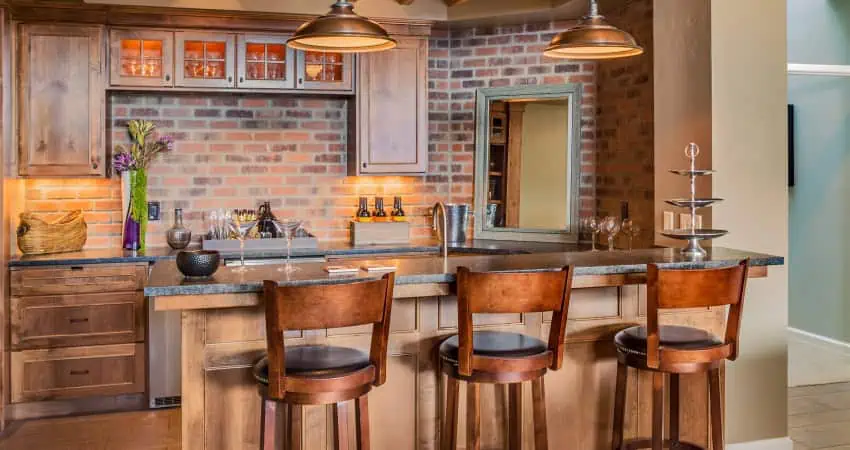 Thi công quầy bar bằng gỗ MDF Thi công quầy bar bằng gỗ MDF