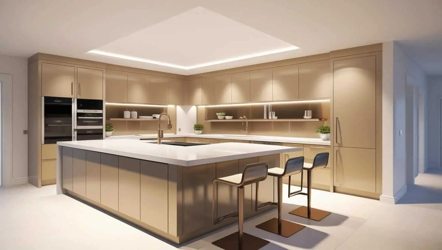 Thi công quầy bar nhà bếp Thi công quầy bar nhà bếp
