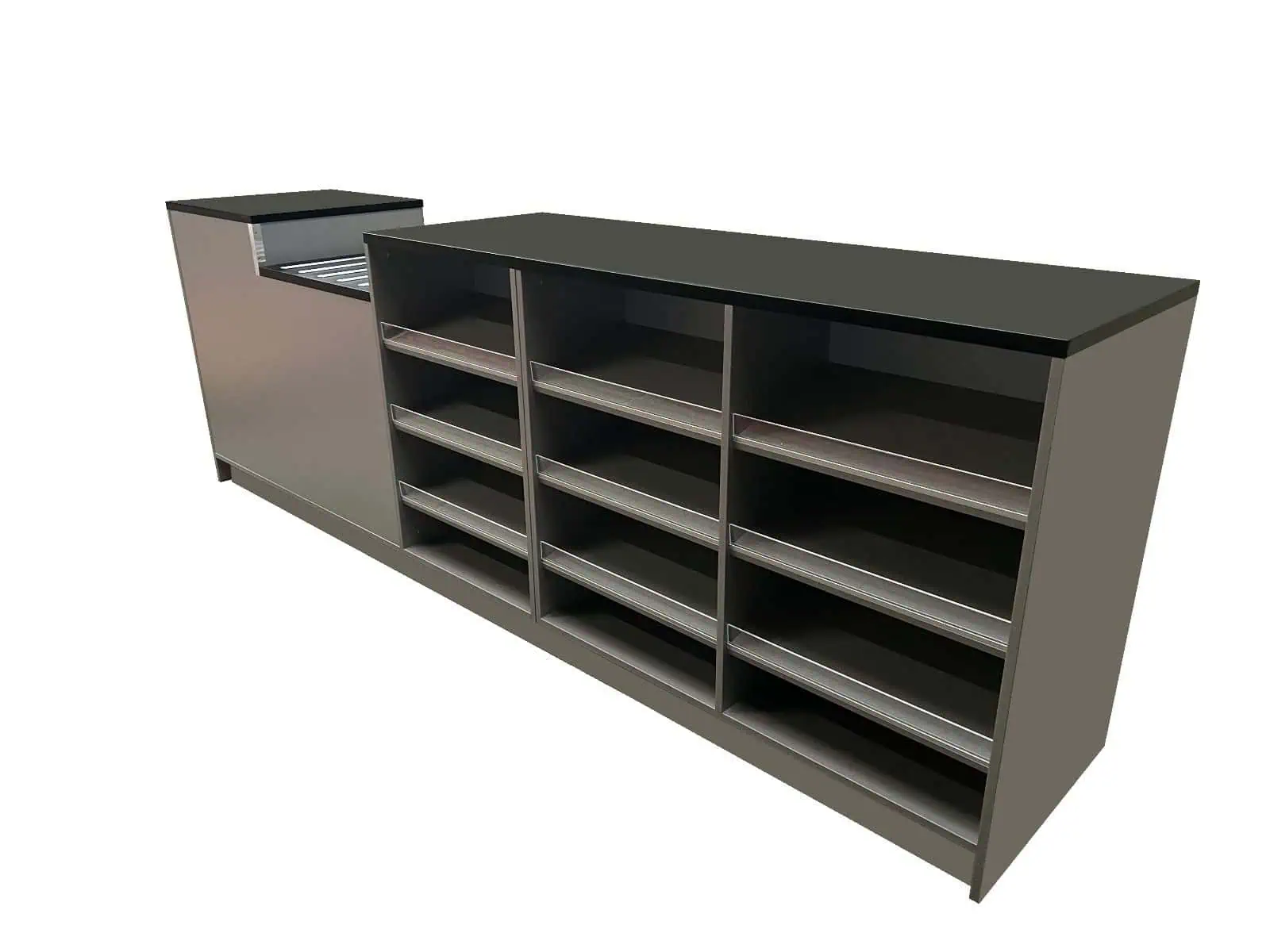 Thi công quầy pha chế bằng gỗ MFC 4 Thi công quầy pha chế bằng gỗ MFC 3