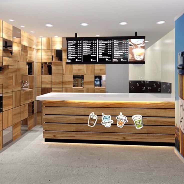 Thi công quầy pha chế gỗ plywood 3 Thi công quầy pha chế gỗ plywood 3
