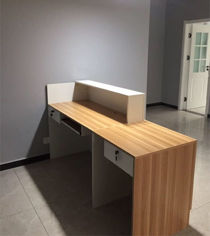 Thi công quầy thu ngân plywood (4) Thi công quầy thu ngân plywood (4)