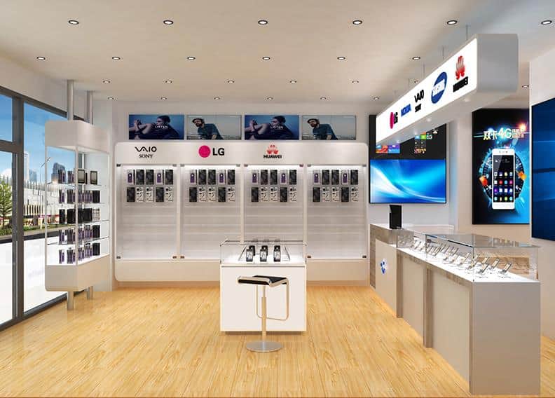 Thi cong shop dien thoai