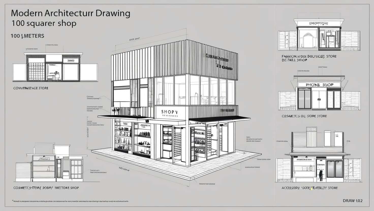 Thi công shop giá rẻ Thi công shop giá rẻ