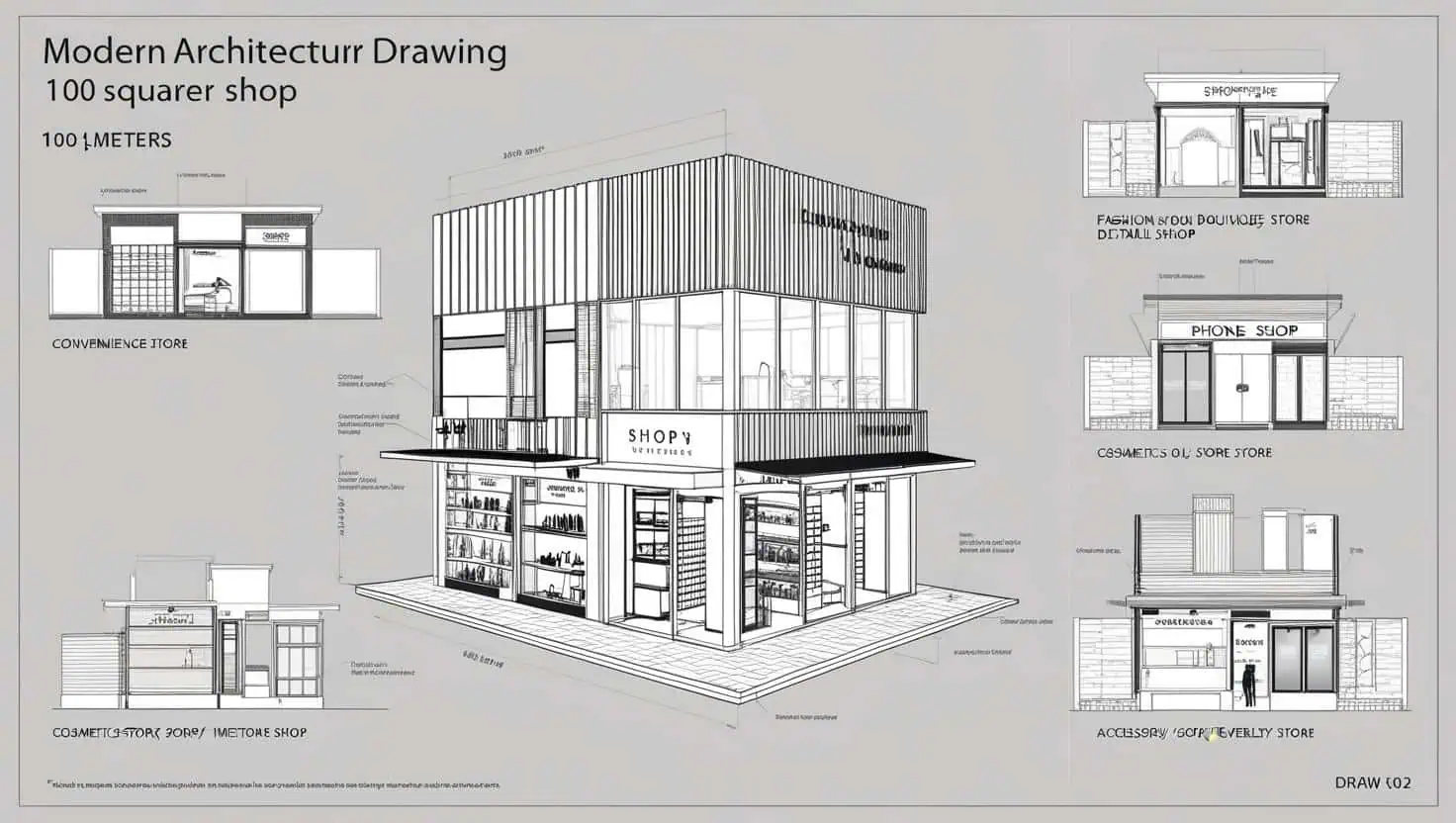 Thi công shop giá rẻ Thi công shop giá rẻ
