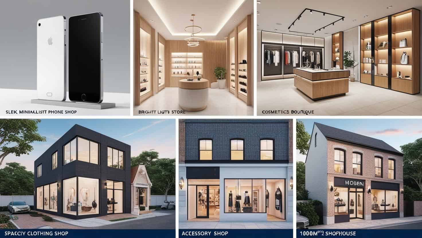 Thi công shop phụ kiện (4) Thi công shop phụ kiện (4)