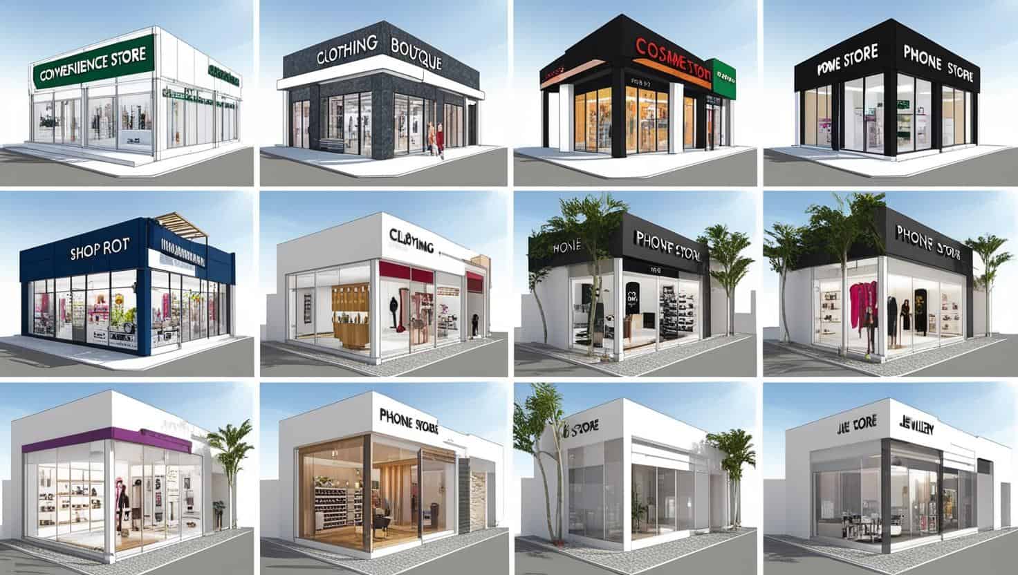 Thi công shop phụ kiện Thi công shop phụ kiện