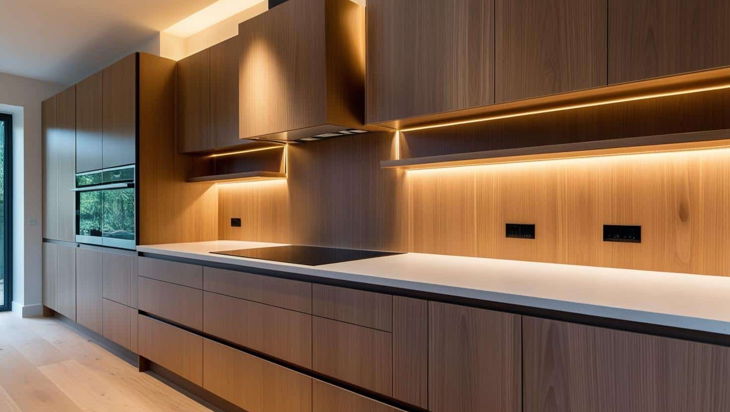 Thi công tủ bếp MDF 30m2 (12) Thi công tủ bếp MDF 30m2 (12)