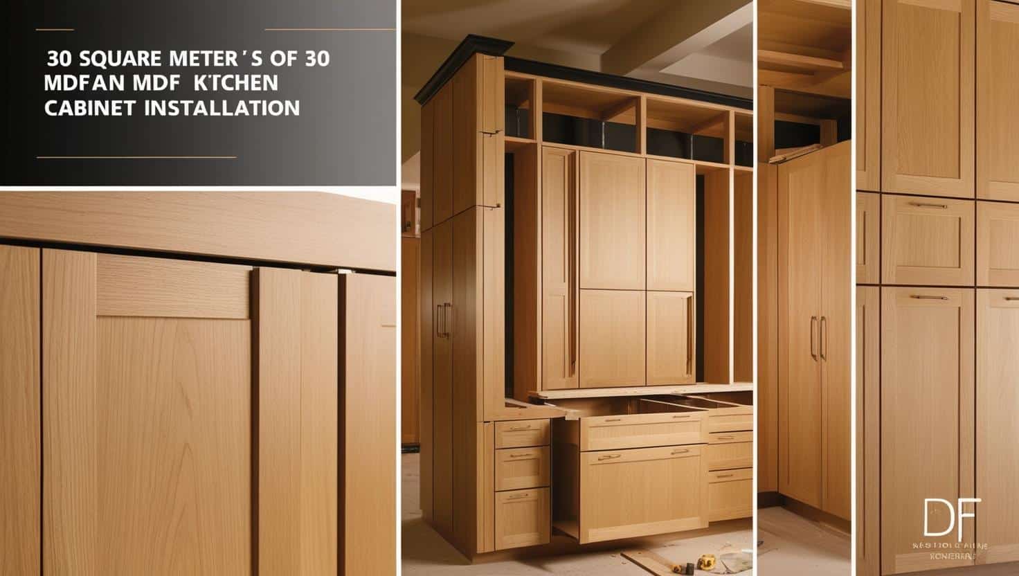 Thi công tủ bếp MDF 30m2 (7) Thi công tủ bếp MDF 30m2 (7)