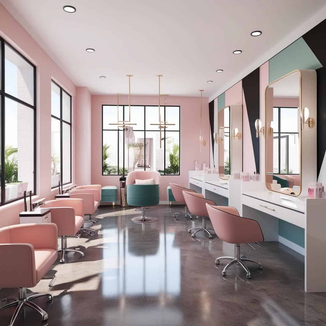 Thiết Kế Nội Thất Tiệm Nail (1)