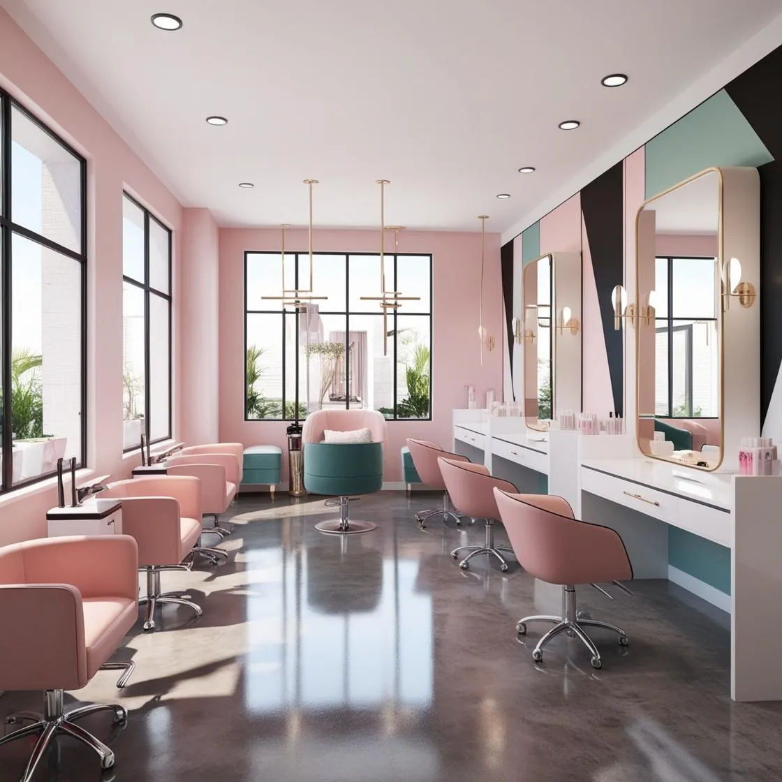 Thiết Kế Nội Thất Tiệm Nail - Nail Salon Interior Design 2 Thiết Kế Nội Thất Tiệm Nail (1)
