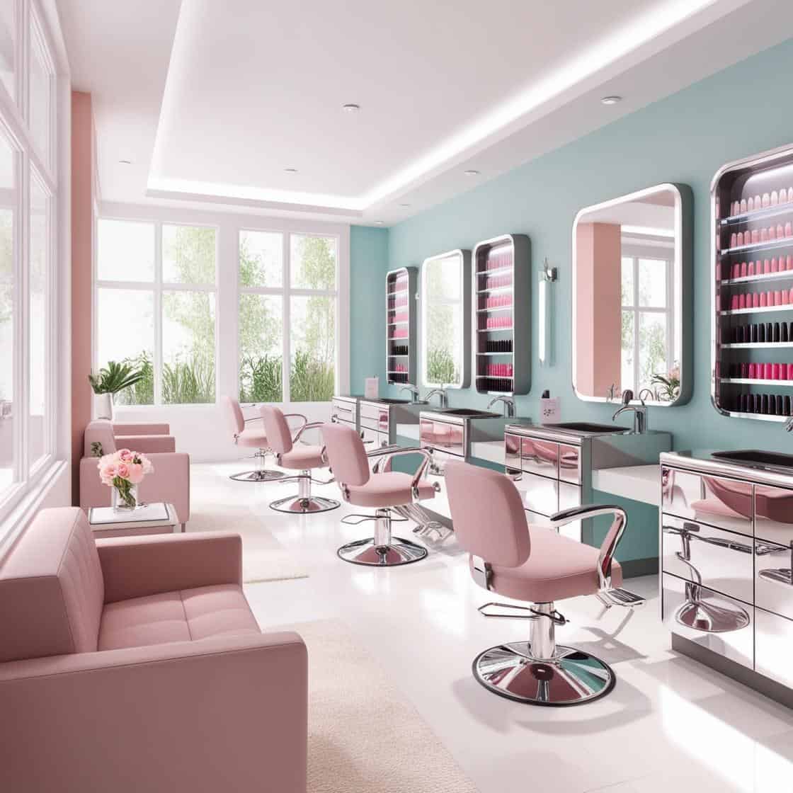 Thiết Kế Nội Thất Tiệm Nail (3)