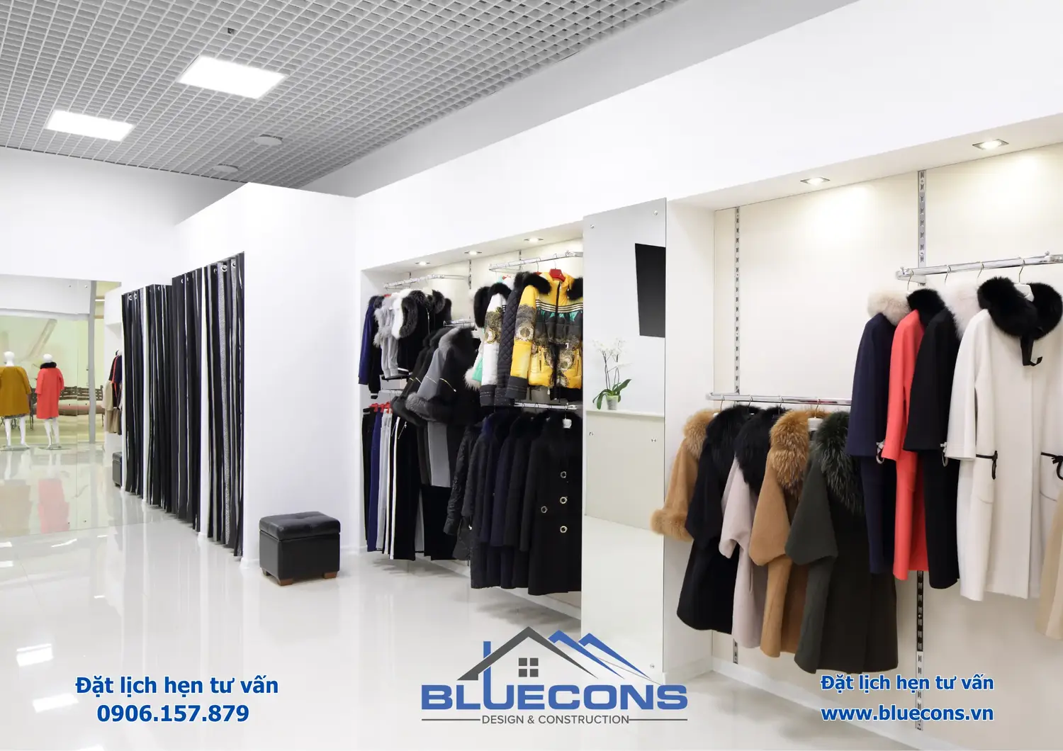 Thiết kế cửa hàng thời trang nữ với nhiều phong cách được ưa chuộng nhất hiện nay 3 Thiết kế cửa hàng thời trang nữ với nhiều phong cách được ưa chuộng nhất hiện nay
