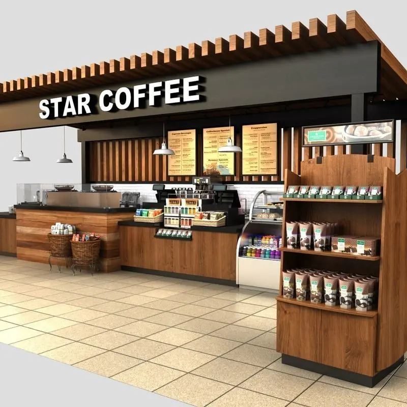 Thiết kế kiot cafe 2 Thiết kế kiot cafe 2