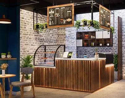 Thiết kế kiot cafe 4 Thiết kế kiot cafe 4