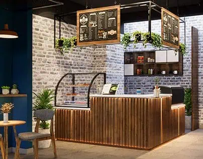 Thiết kế kiot cafe 4 Thiết kế kiot cafe 4