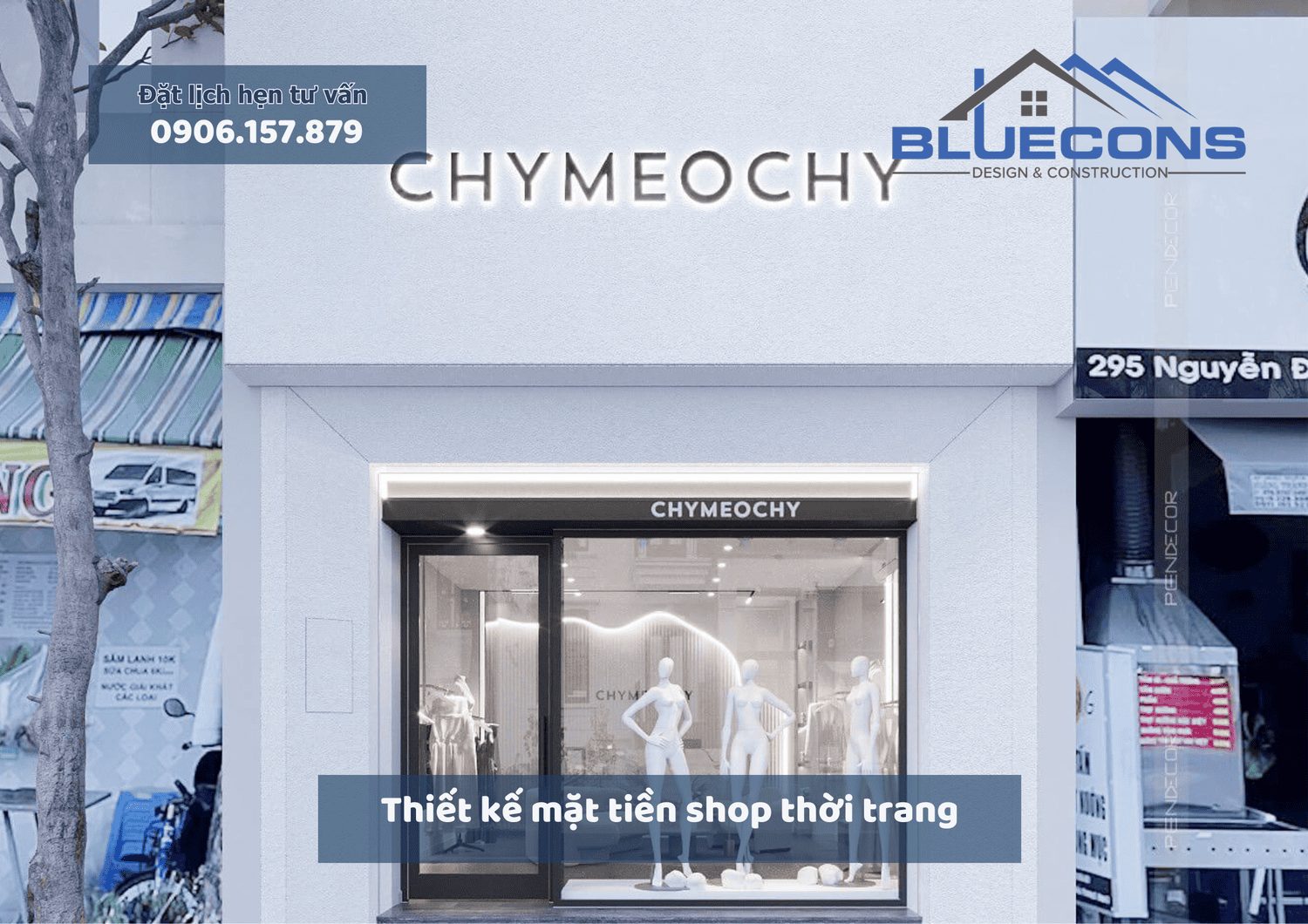 Thiết kế mặt tiền shop thời trang đẹp độc đáo được ưa chuộng nhất 2024
