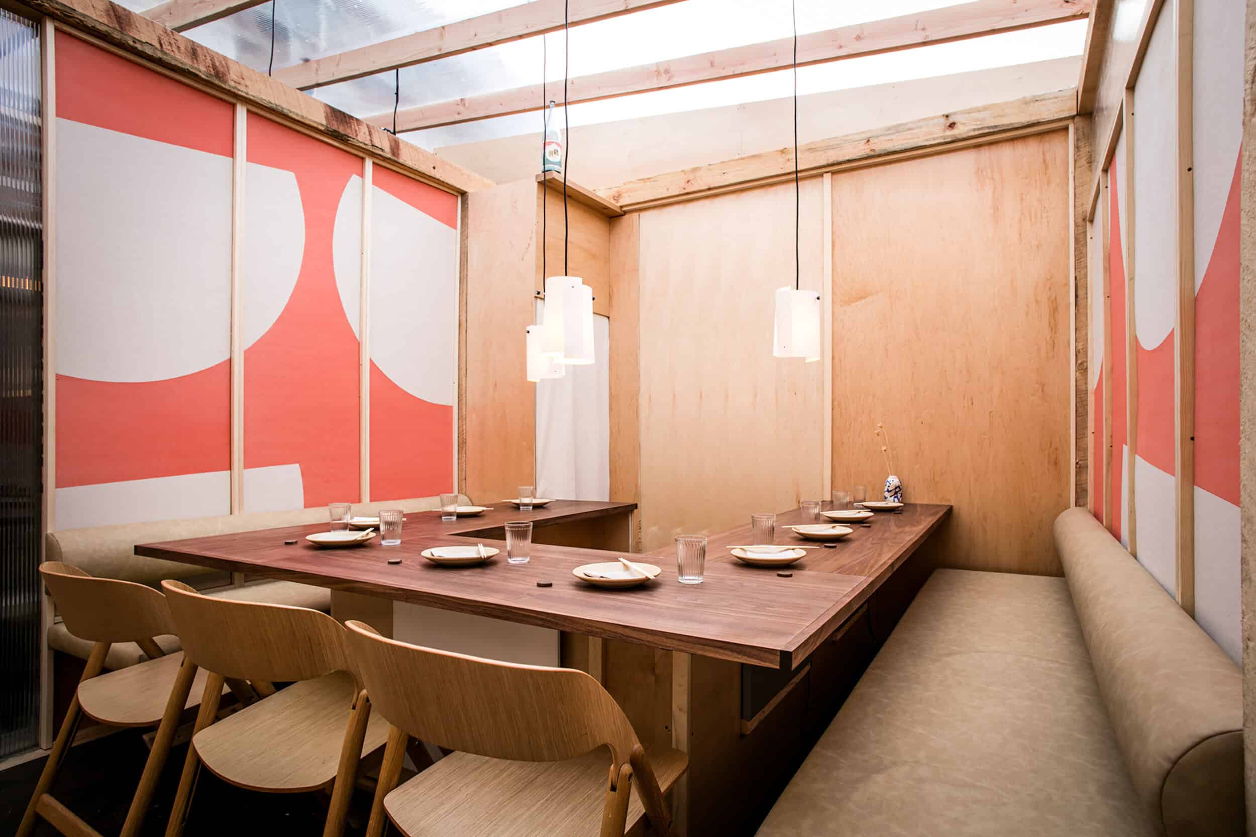 Thiết kế nội thất gỗ plywood cho quán ăn 5 Thiết kế nội thất gỗ plywood cho quán ăn 5