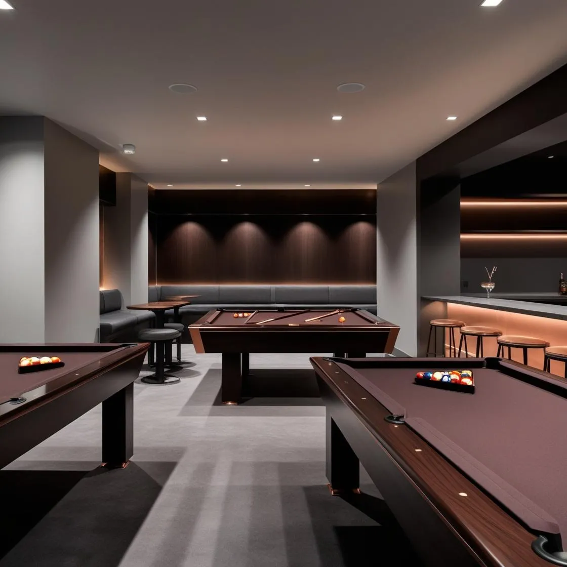 Thiết kế quán bida nhỏ đơn giản hiện đại