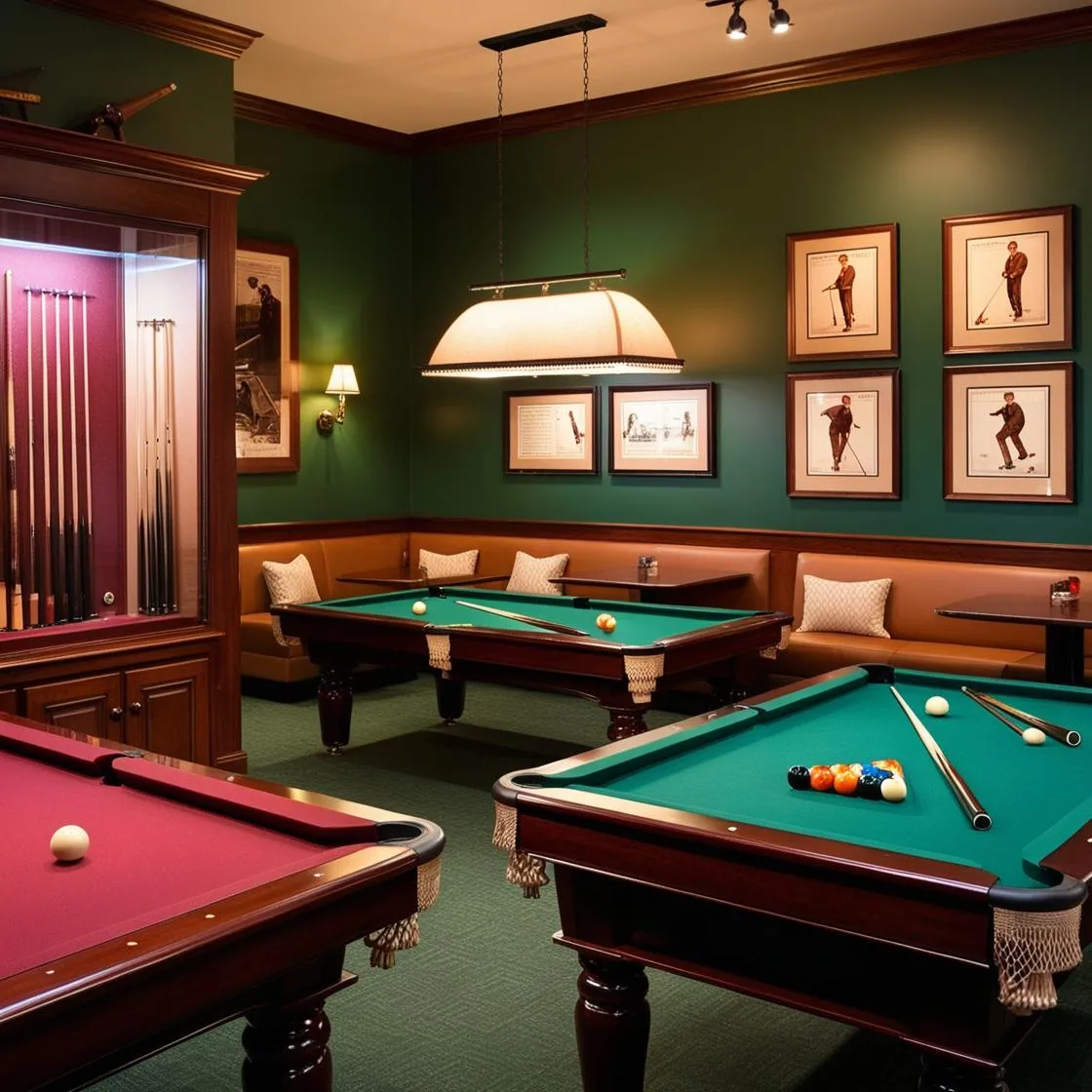 Thiết kế quán bida nhỏ đơn giản