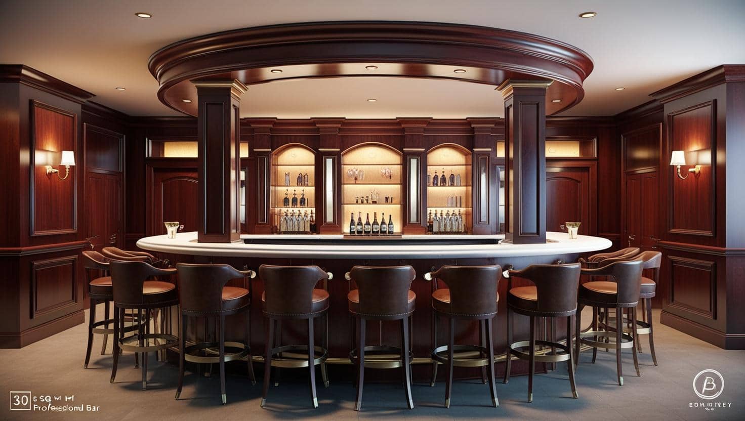 Thiết kế quầy bar chuyên nghiệp 30m2 (2) Thiết kế quầy bar chuyên nghiệp 30m2 (2)
