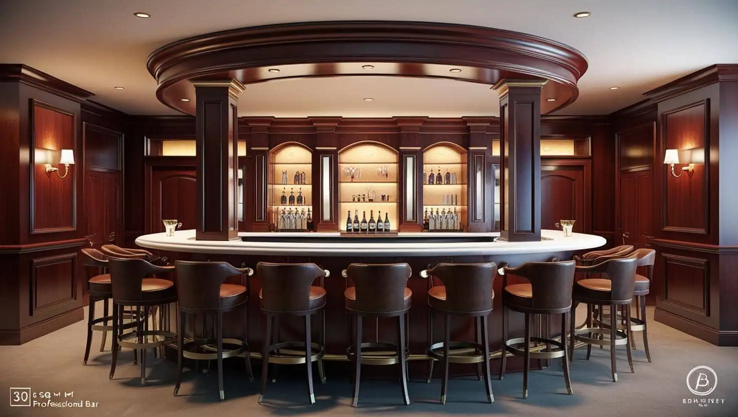 Thiết kế quầy bar chuyên nghiệp 30m2 (2) Thiết kế quầy bar chuyên nghiệp 30m2 (2)