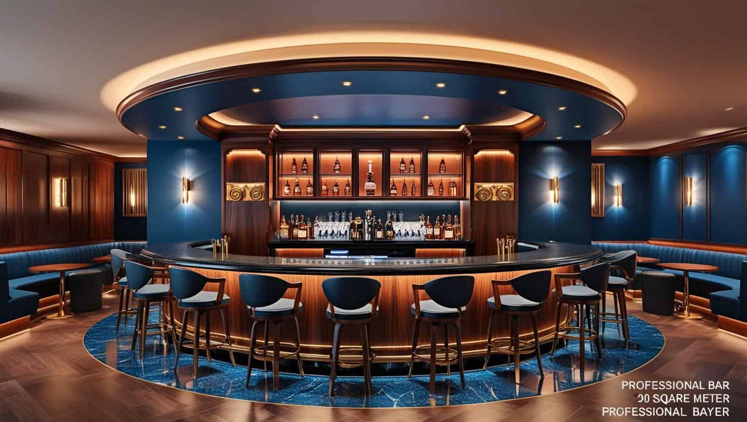 Thiết kế quầy bar chuyên nghiệp 30m2 Thiết kế quầy bar chuyên nghiệp 30m2