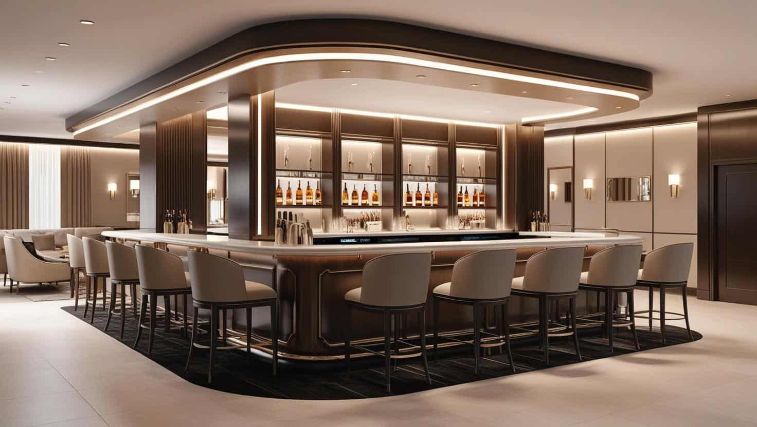Thiết kế quầy bar chuyên nghiệp hiện đại 30m2 (4) Thiết kế quầy bar chuyên nghiệp hiện đại 30m2 (4)