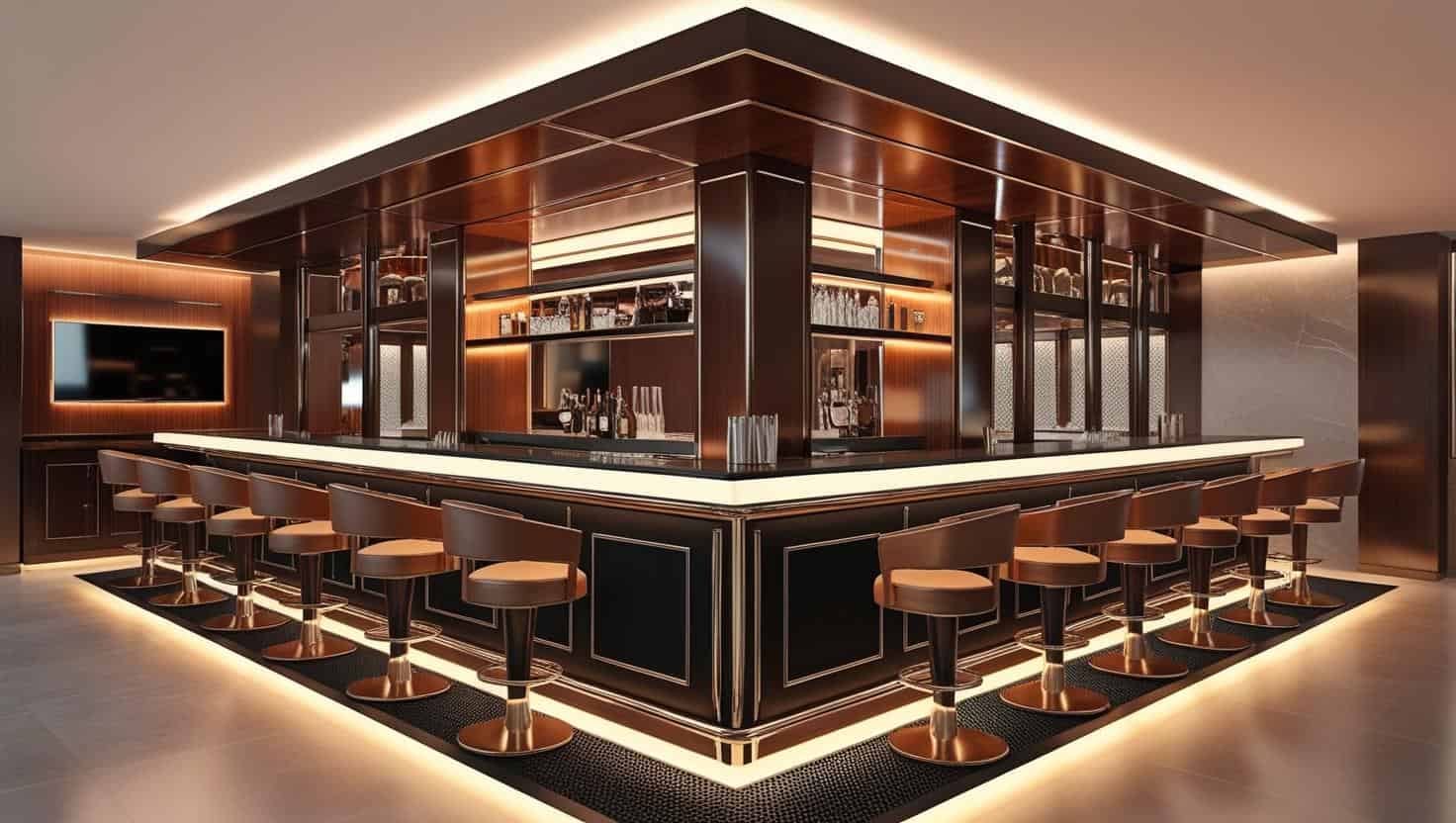 Thiết kế quầy bar chuyên nghiệp hiện đại 30m2 (6) Thiết kế quầy bar chuyên nghiệp hiện đại 30m2 (6)