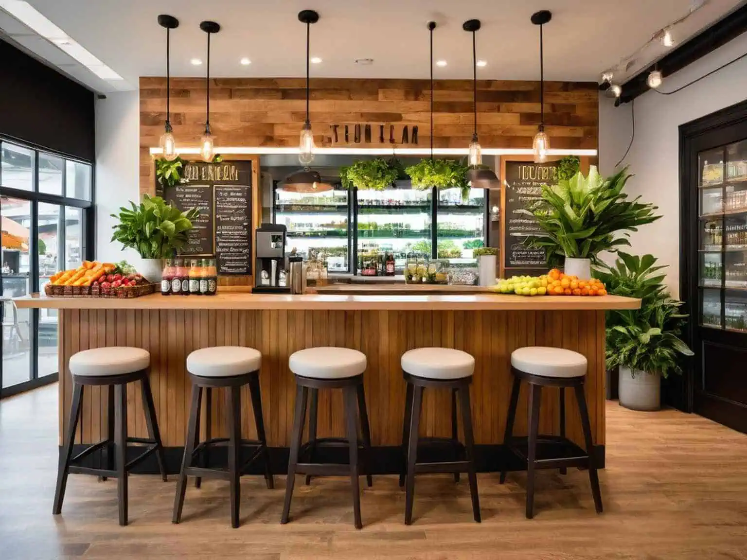 Thiết kế quầy bar gỗ plywood 3 Thiết kế quầy bar gỗ plywood 3