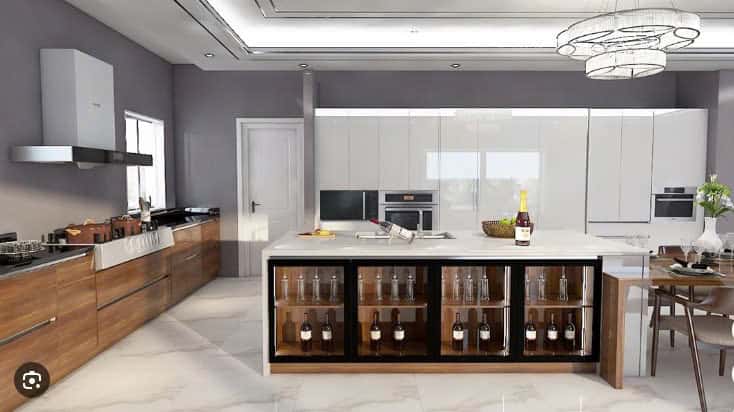Thiết kế quầy bar nhà bếp 2