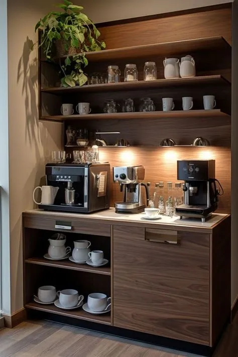 Quầy Cà Phê Trong Nhà 6 Xu Hướng Thiết Kế Hot Nhất Năm 2024 2 Thiết kế quầy cà phê trong nhà với xu hướng mở