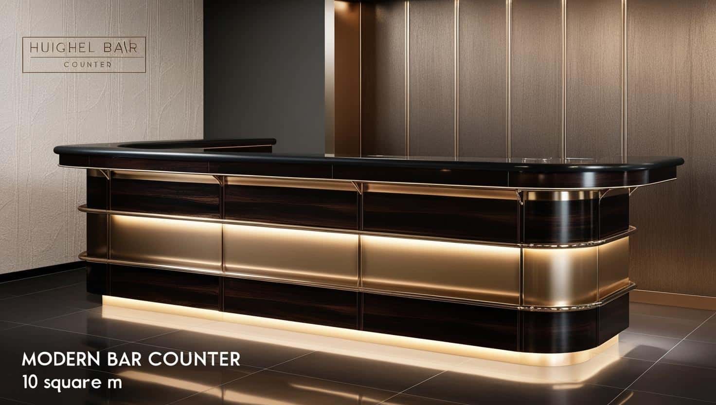 Thiết kế quầy pha chế hiện đại 10m2 (1) Thiết kế quầy pha chế hiện đại 10m2 (1)