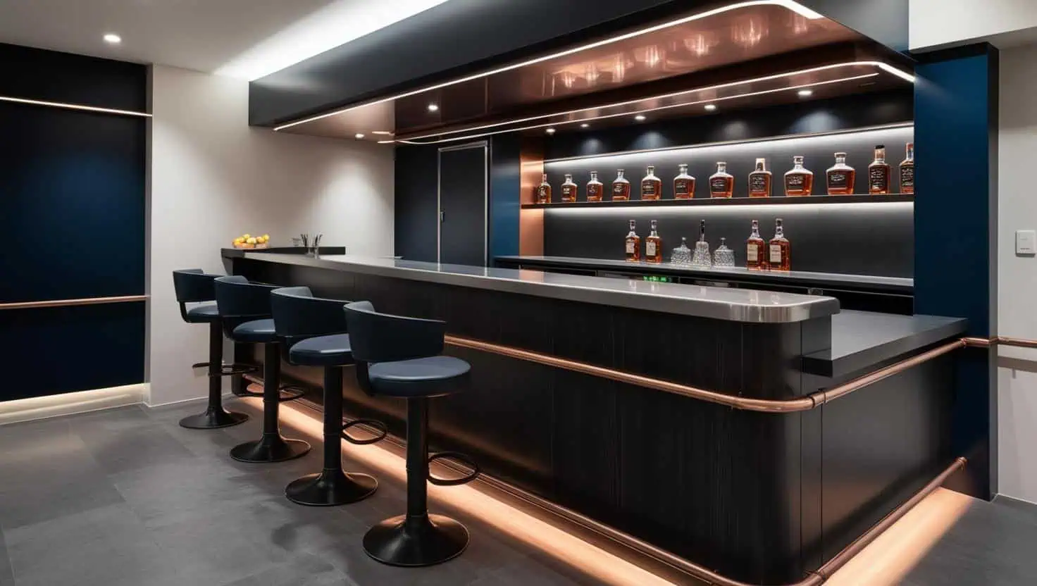 Thiết kế quầy pha chế hiện đại 20m2 (10) Thiết kế quầy pha chế hiện đại 20m2 (10)