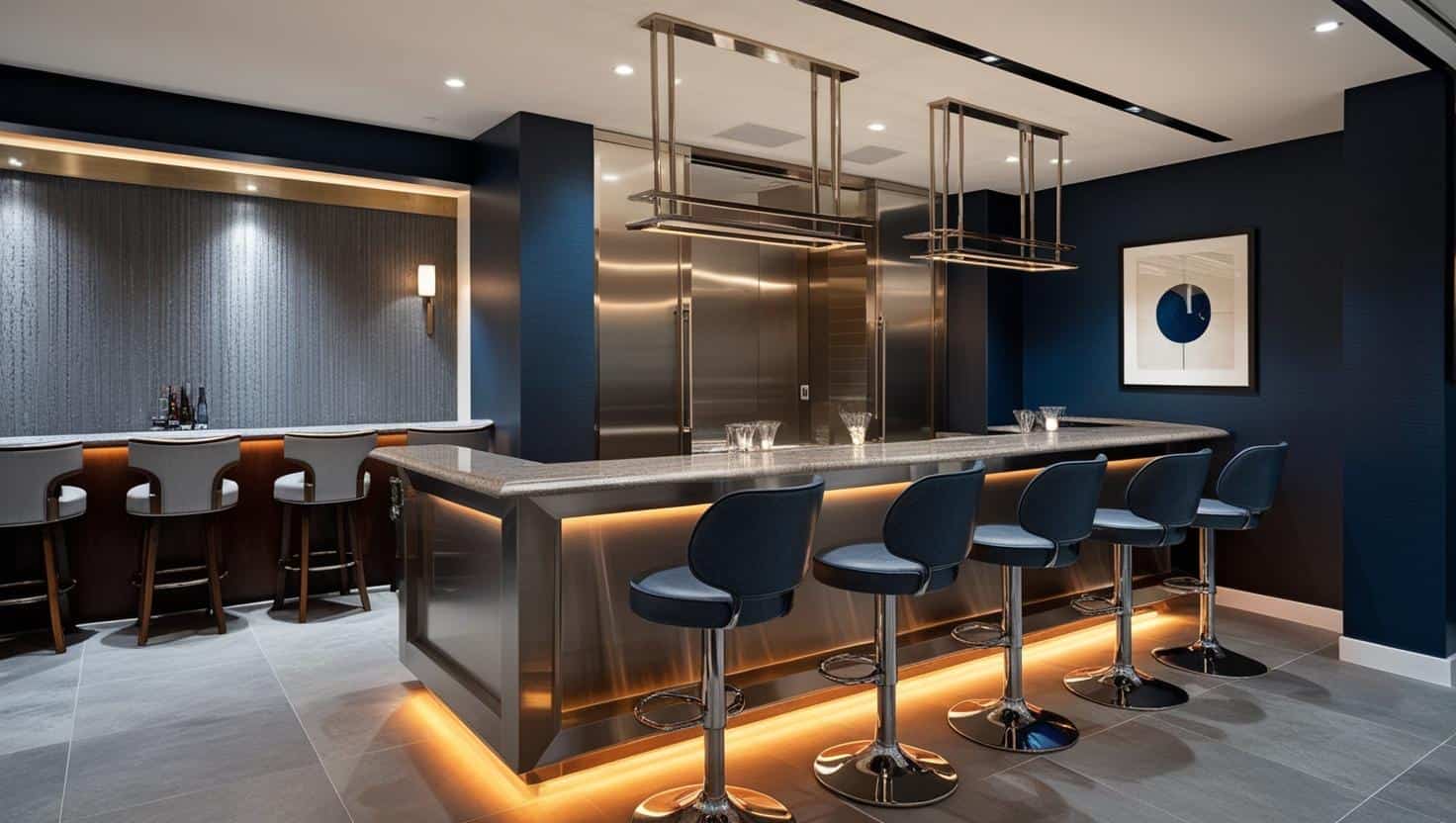 Thiết kế quầy pha chế hiện đại 20m2 (4) Thiết kế quầy pha chế hiện đại 20m2 (4)