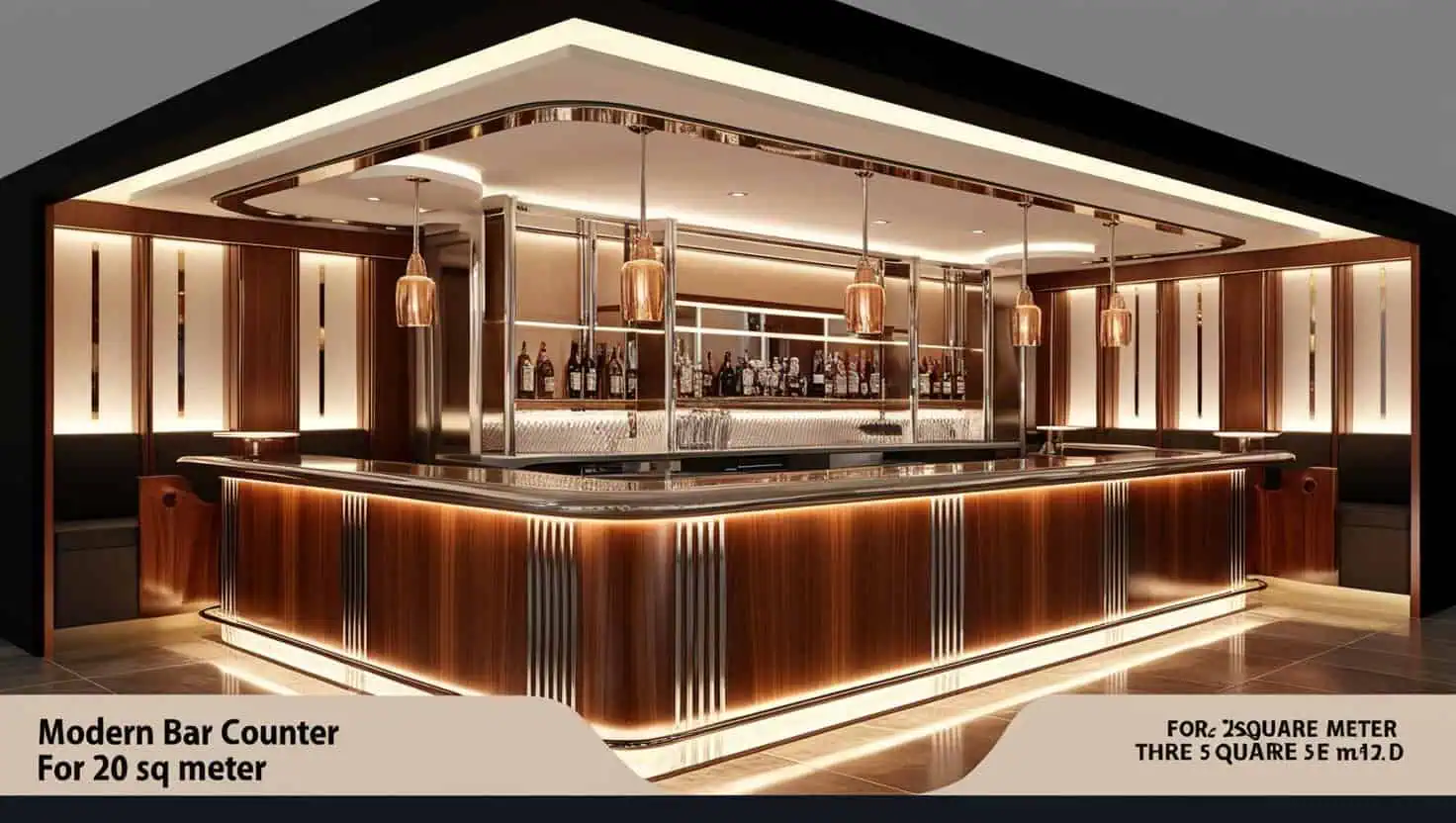 Thiết kế quầy pha chế hiện đại 20m2 (6)