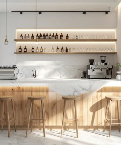 Thiết kế quầy pha chế quán cafe đẹp (3)