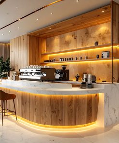 Thiết kế quầy pha chế quán cafe đẹp (5)