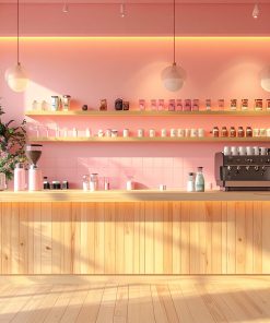 Thiết kế quầy pha chế trà sữa (5)